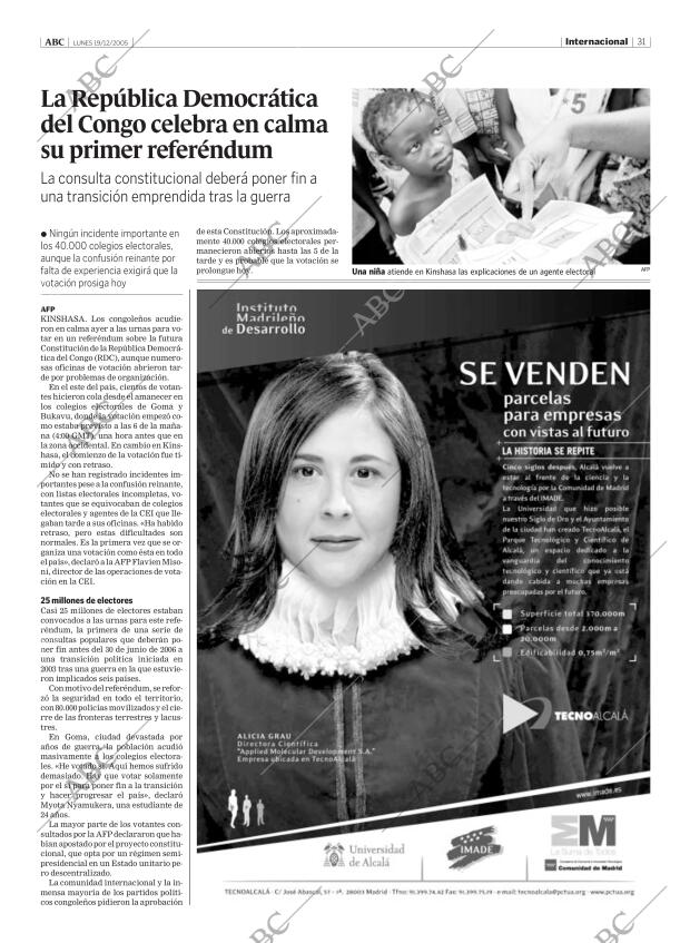ABC MADRID 19-12-2005 página 31