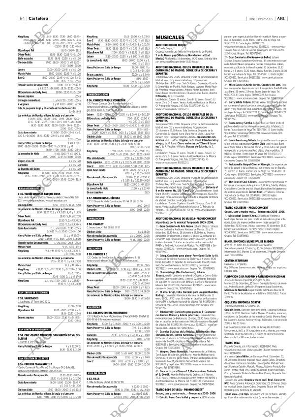 ABC MADRID 19-12-2005 página 64