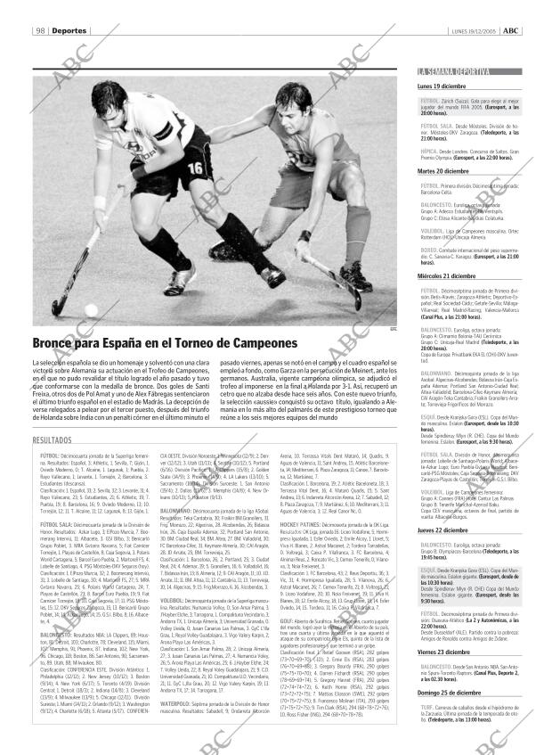 ABC MADRID 19-12-2005 página 98