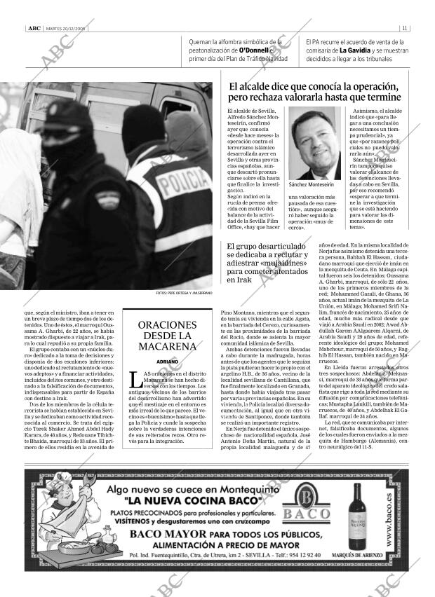 ABC SEVILLA 20-12-2005 página 11