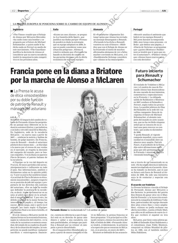 ABC MADRID 21-12-2005 página 102