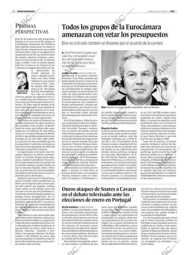 ABC MADRID 21-12-2005 página 26