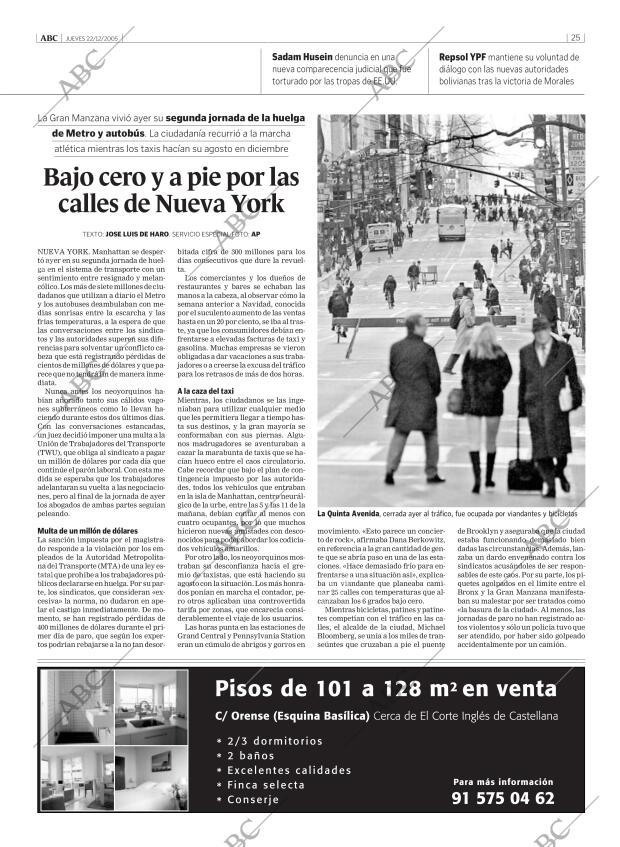 ABC MADRID 22-12-2005 página 25