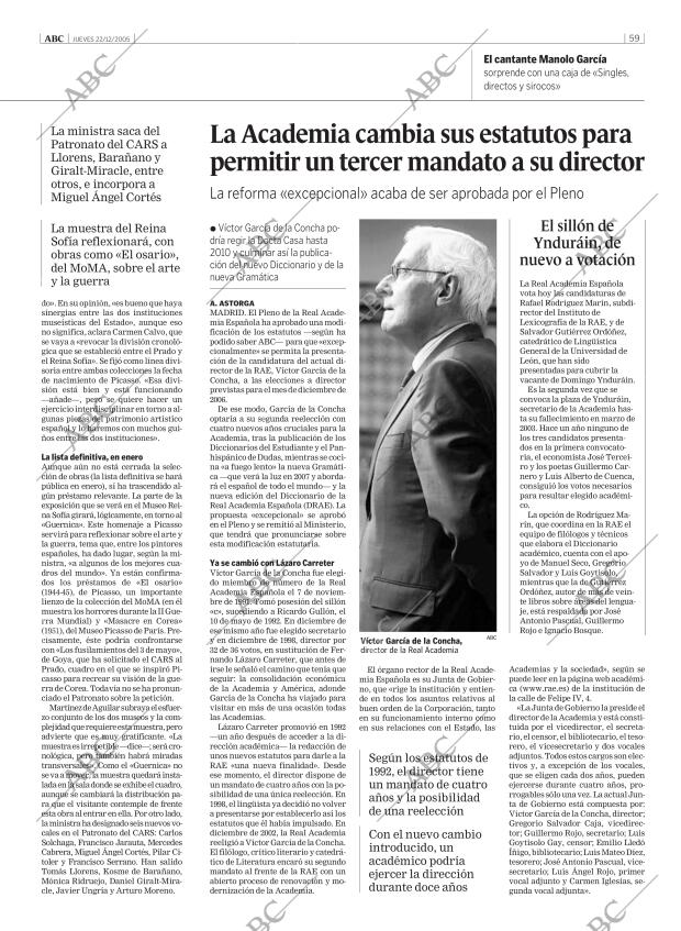ABC MADRID 22-12-2005 página 59