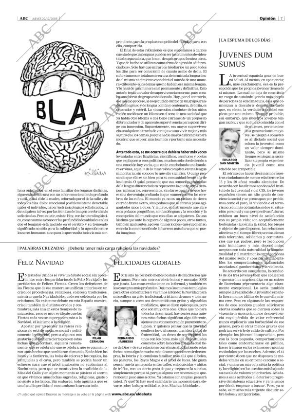 ABC MADRID 22-12-2005 página 7