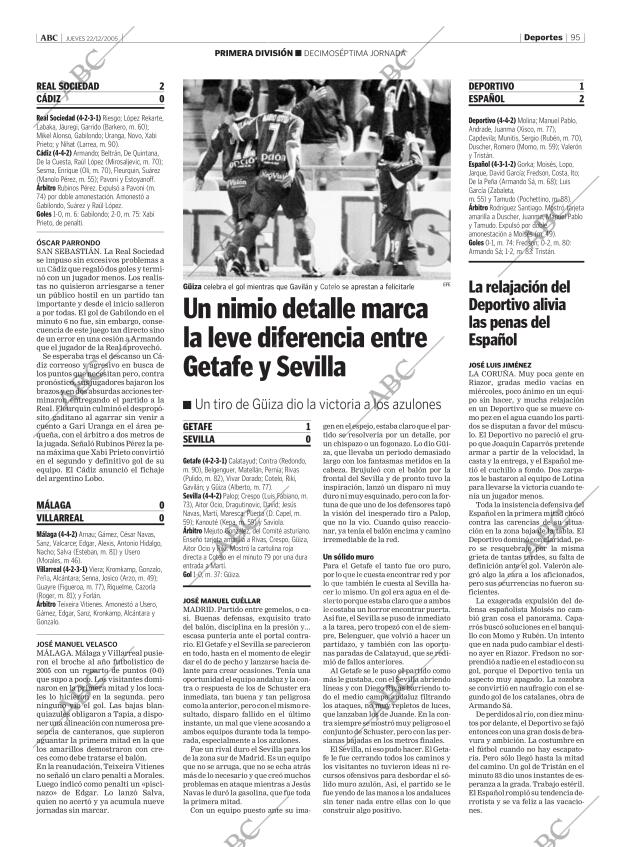 ABC MADRID 22-12-2005 página 95