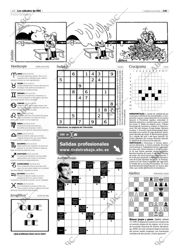 ABC MADRID 24-12-2005 página 112