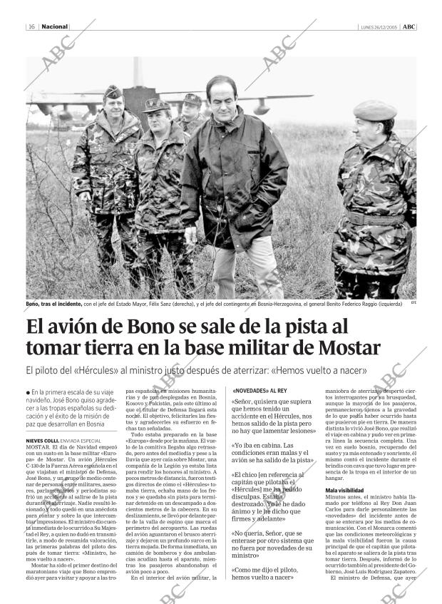 ABC MADRID 26-12-2005 página 16