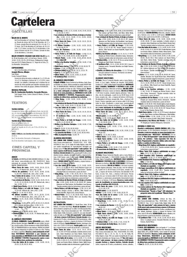 ABC SEVILLA 26-12-2005 página 59