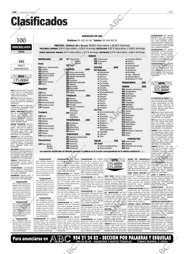 ABC SEVILLA 26-12-2005 página 65