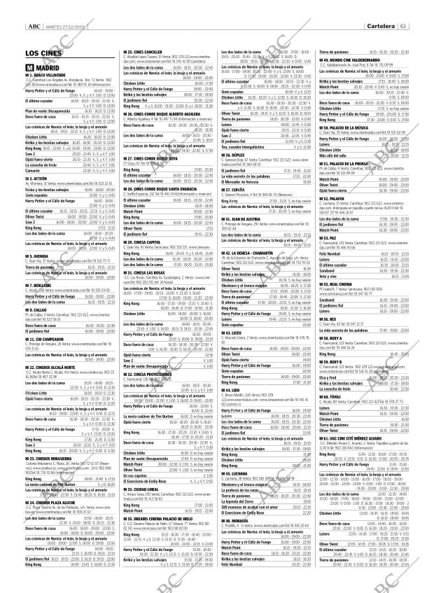 ABC MADRID 27-12-2005 página 61