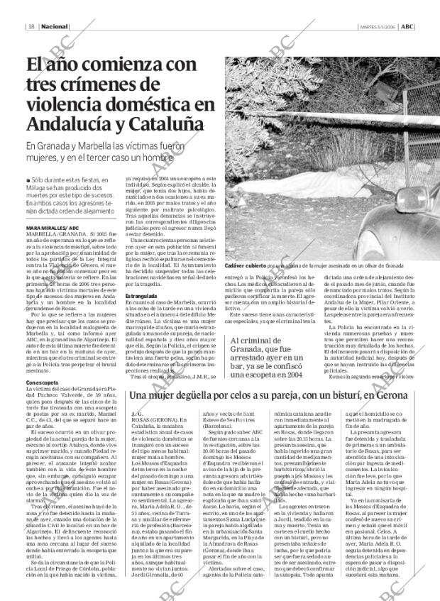 ABC MADRID 03-01-2006 página 18