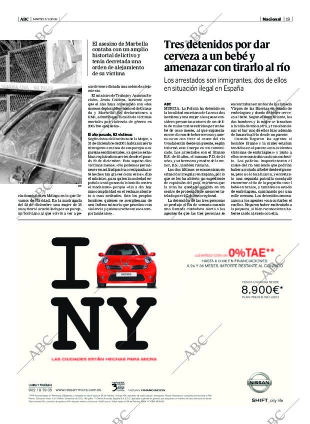 ABC MADRID 03-01-2006 página 19