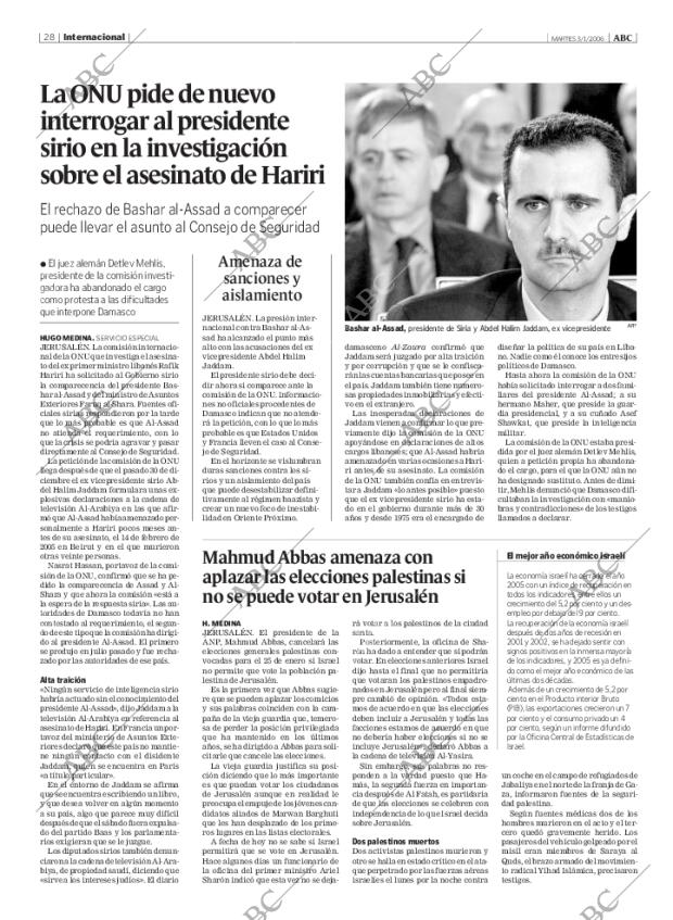 ABC MADRID 03-01-2006 página 28