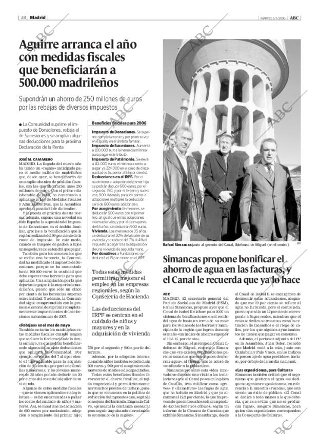 ABC MADRID 03-01-2006 página 38