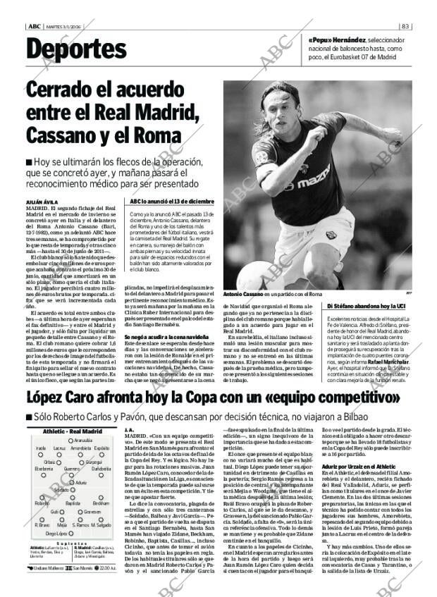 ABC MADRID 03-01-2006 página 83