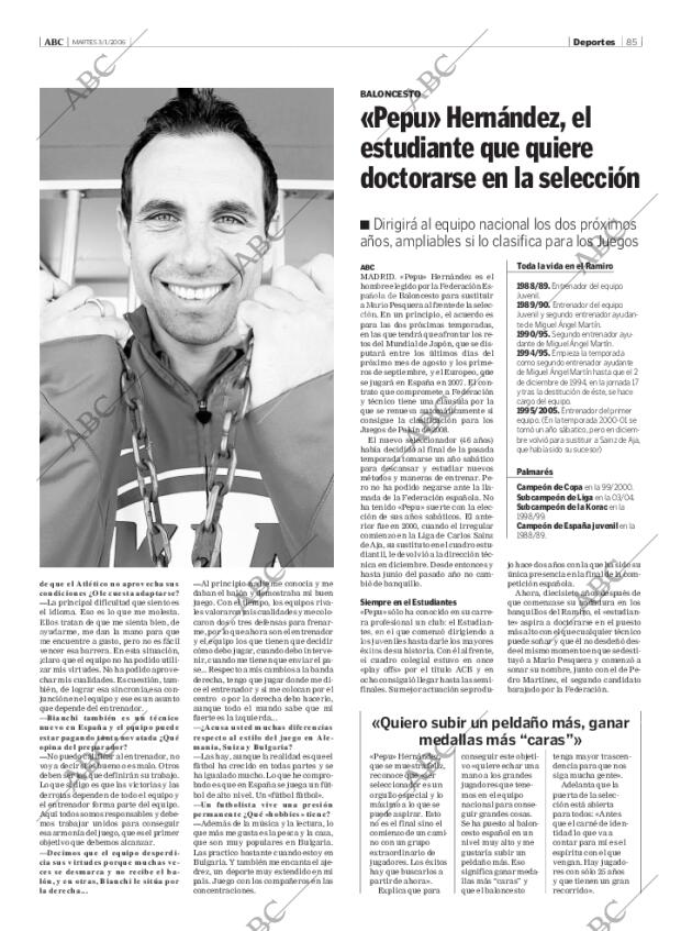ABC MADRID 03-01-2006 página 85