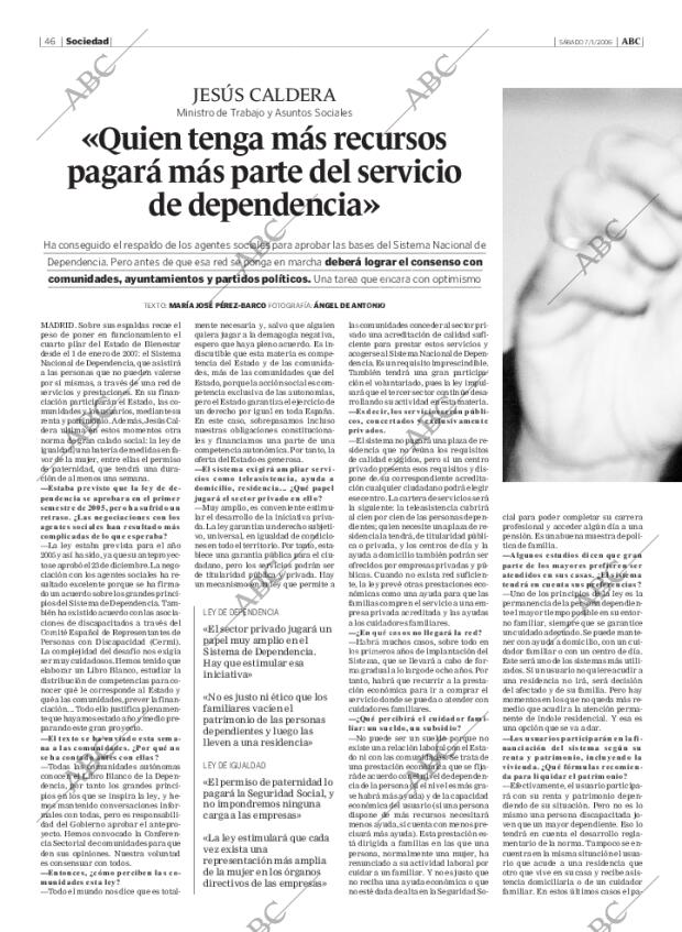 ABC MADRID 07-01-2006 página 46