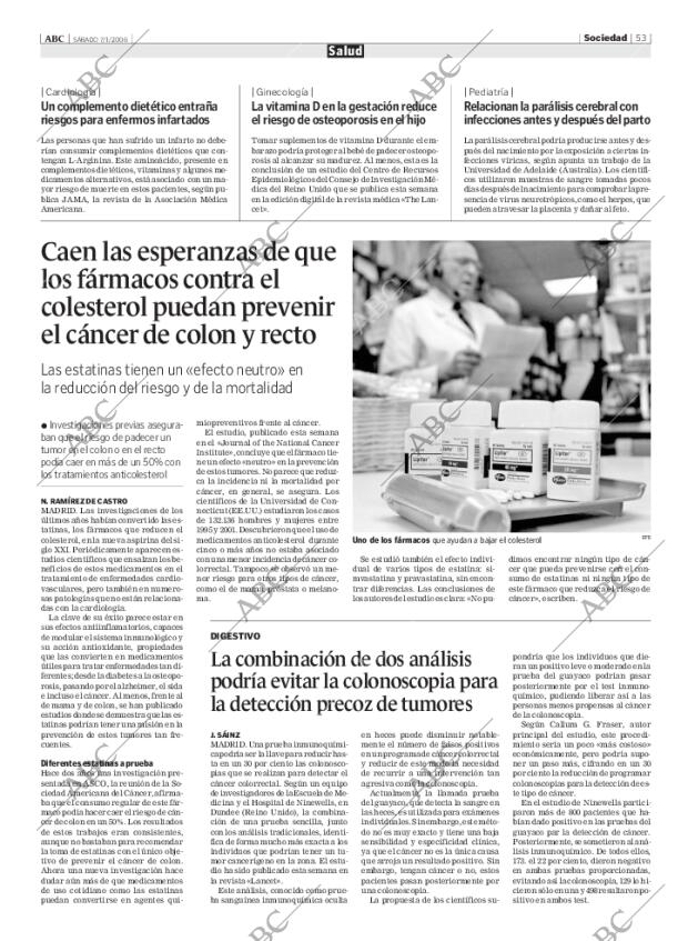 ABC MADRID 07-01-2006 página 53