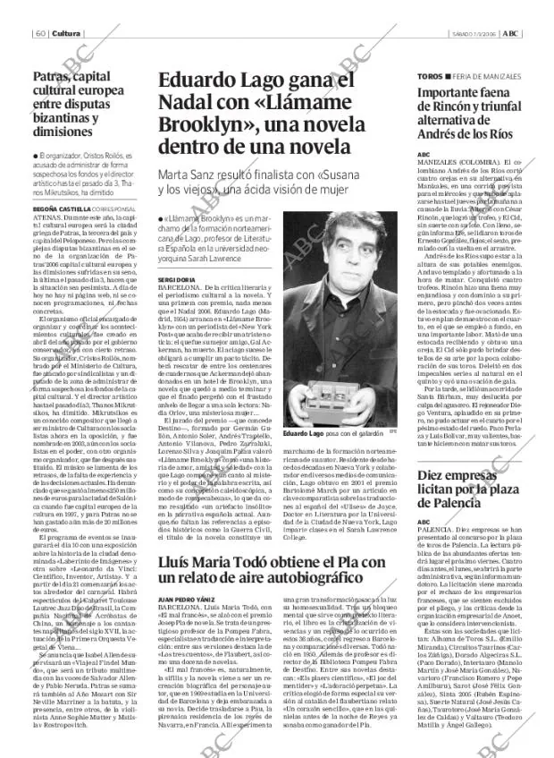 ABC MADRID 07-01-2006 página 60