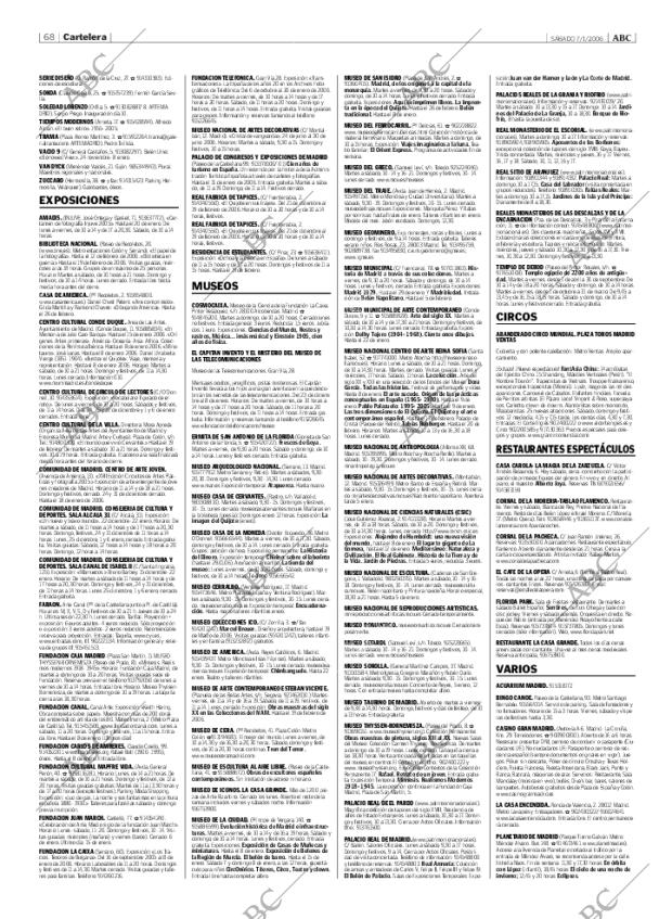 ABC MADRID 07-01-2006 página 68