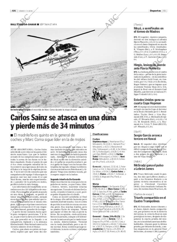 ABC MADRID 07-01-2006 página 81