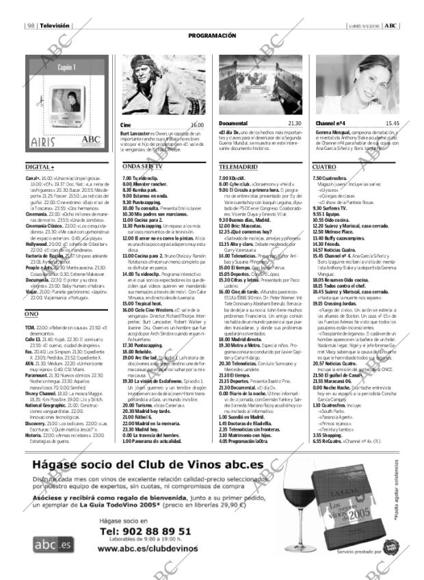 ABC MADRID 09-01-2006 página 98
