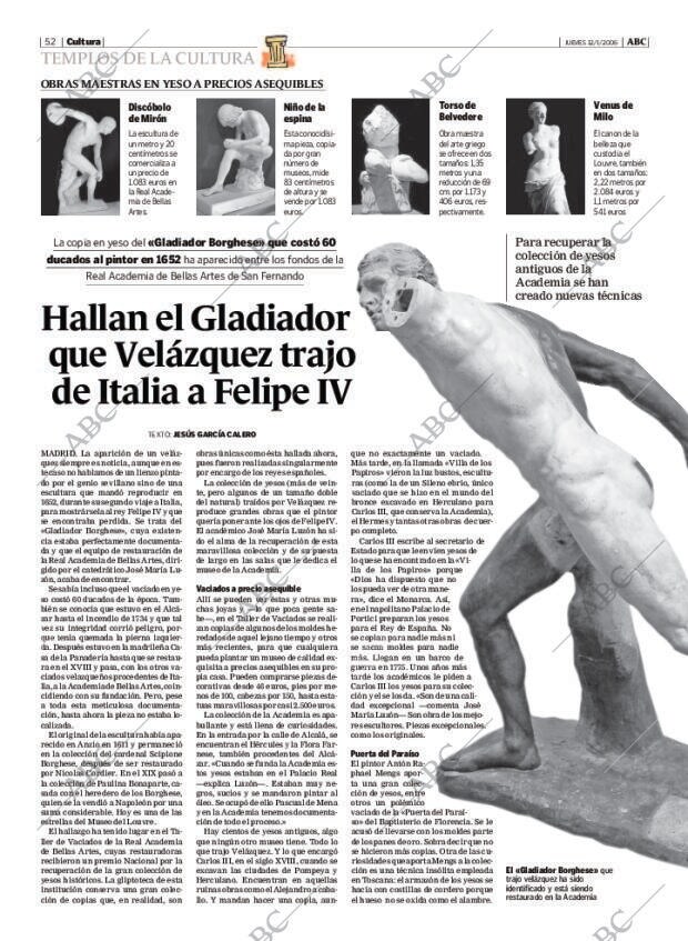 ABC MADRID 12-01-2006 página 52