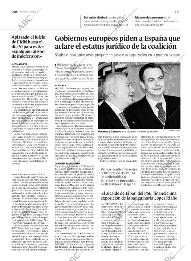 ABC MADRID 13-01-2006 página 11
