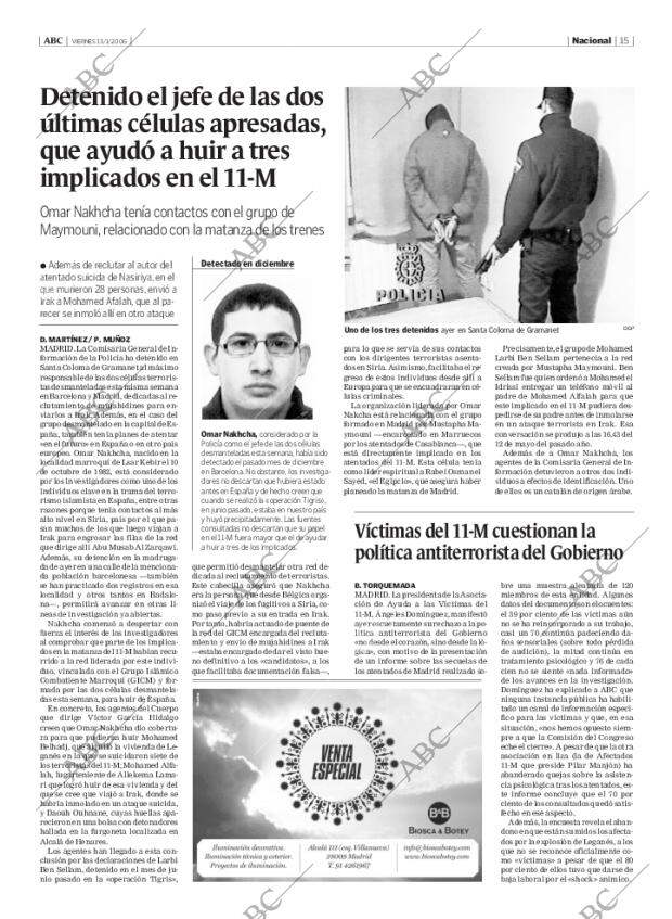 ABC MADRID 13-01-2006 página 15