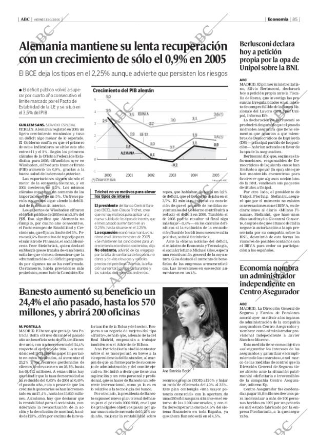 ABC MADRID 13-01-2006 página 85
