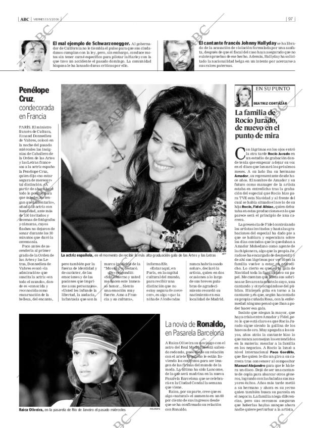ABC MADRID 13-01-2006 página 97
