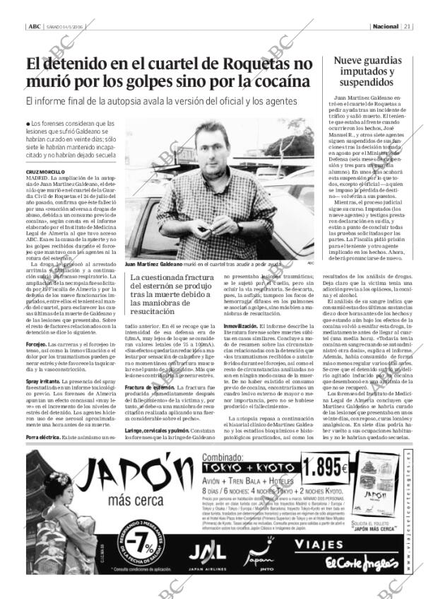 ABC MADRID 14-01-2006 página 21