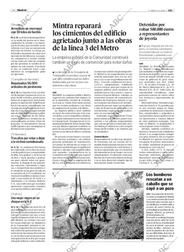 ABC MADRID 14-01-2006 página 36