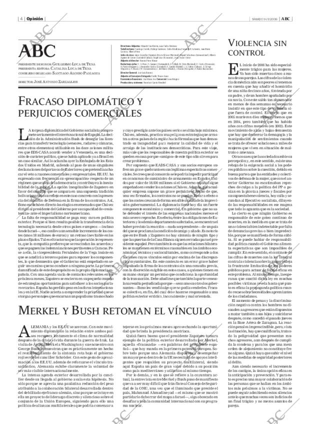 ABC MADRID 14-01-2006 página 4