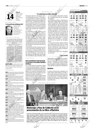 ABC MADRID 14-01-2006 página 43