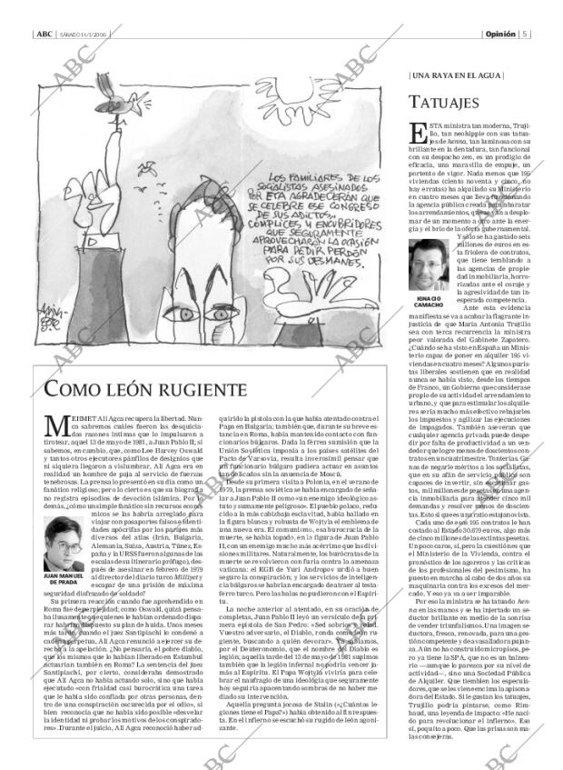 ABC MADRID 14-01-2006 página 5