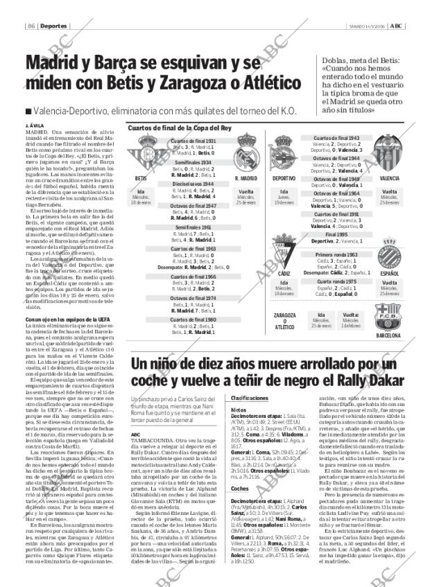 ABC MADRID 14-01-2006 página 86