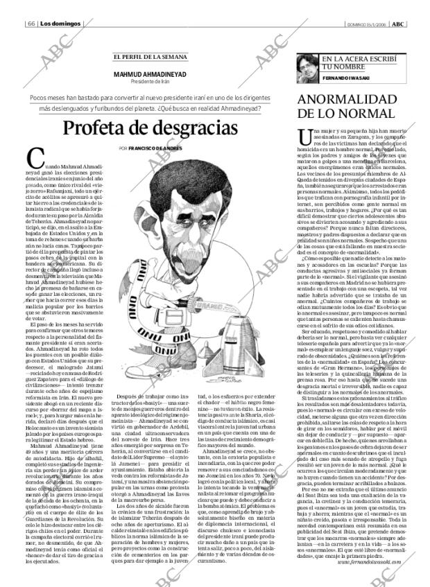 ABC MADRID 15-01-2006 página 66