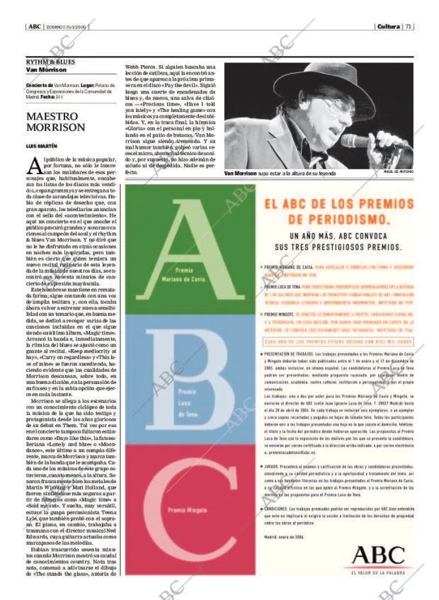 ABC MADRID 15-01-2006 página 71