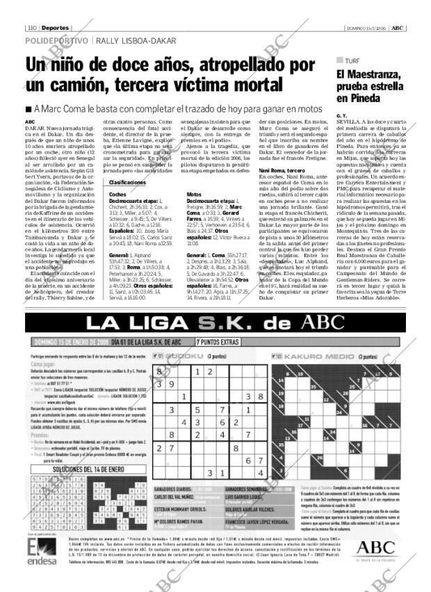 ABC SEVILLA 15-01-2006 página 110