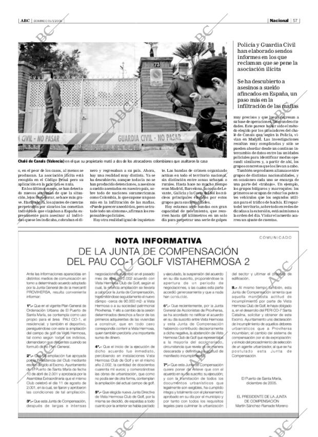 ABC SEVILLA 15-01-2006 página 57