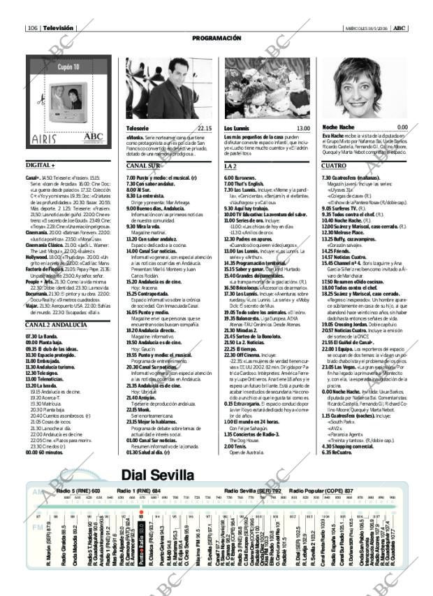 ABC SEVILLA 18-01-2006 página 106