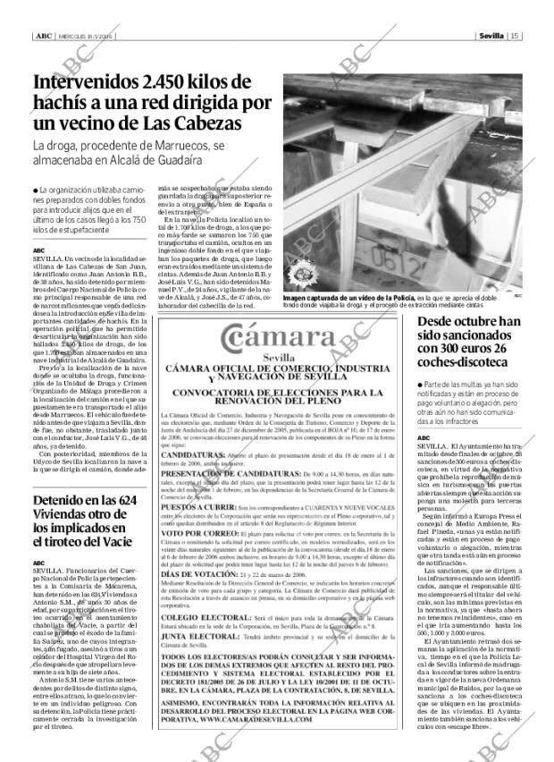 ABC SEVILLA 18-01-2006 página 15