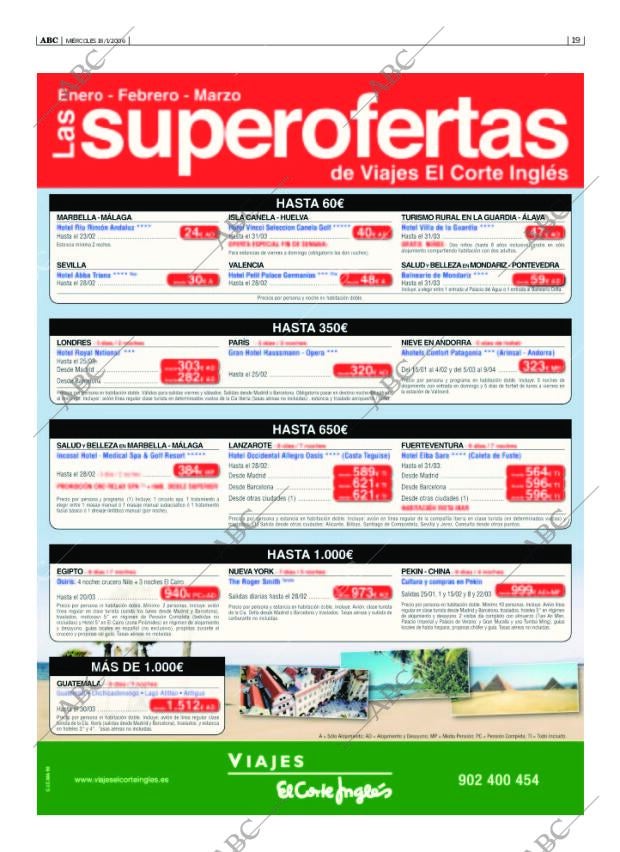ABC SEVILLA 18-01-2006 página 19