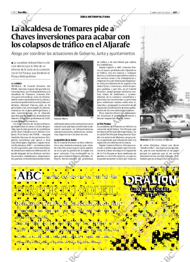 ABC SEVILLA 18-01-2006 página 20