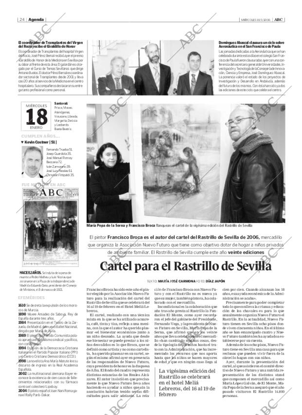 ABC SEVILLA 18-01-2006 página 24