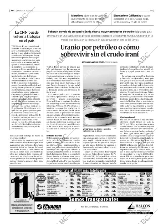 ABC SEVILLA 18-01-2006 página 49