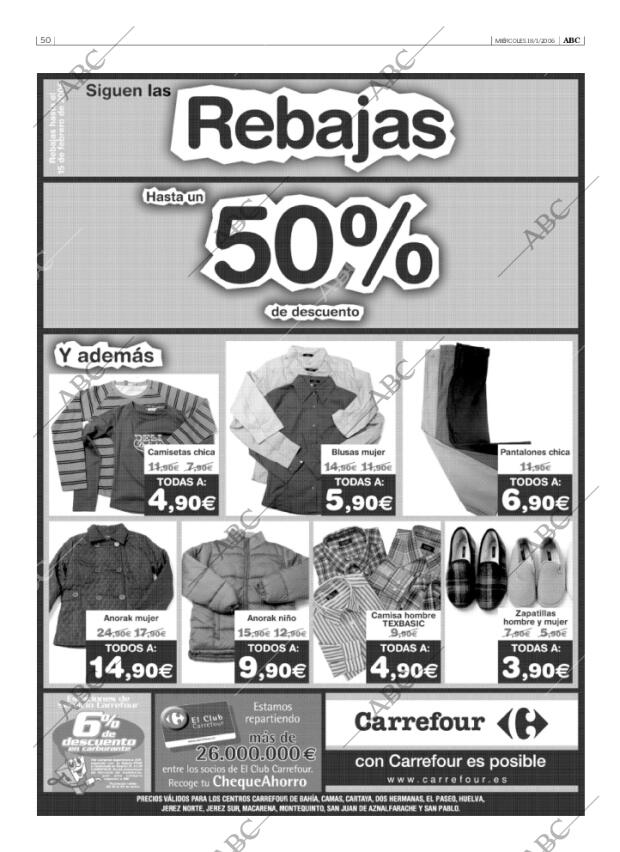 ABC SEVILLA 18-01-2006 página 50