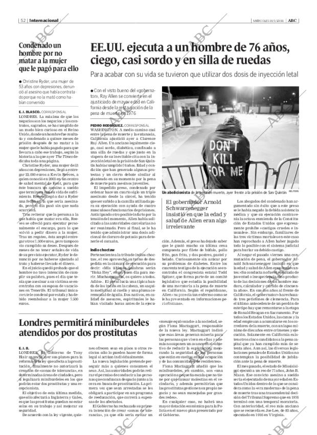 ABC SEVILLA 18-01-2006 página 52